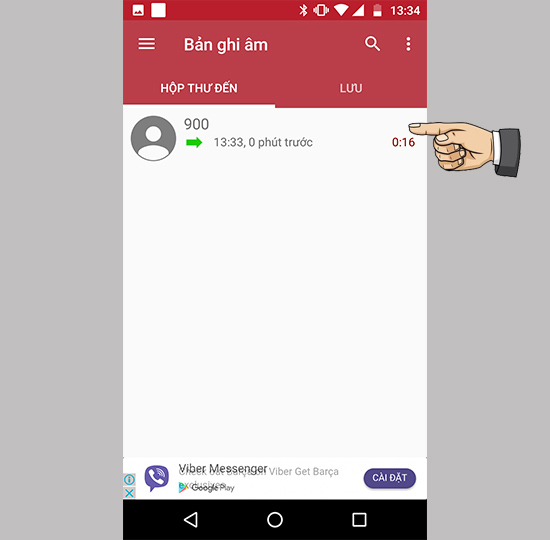 Nghe lại cuộc gọi